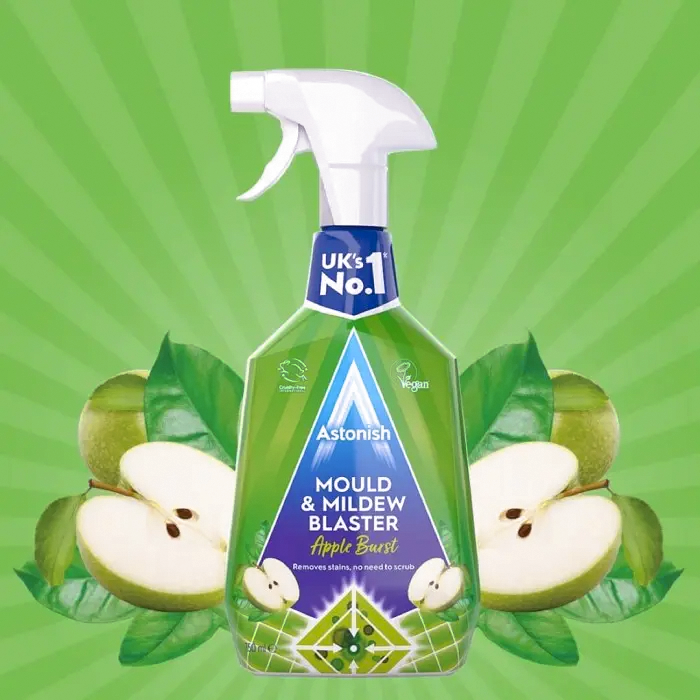 Засіб для видалення і запобігання утворенню цвілі Astonish Яблуко, 750 мл (299557) - 